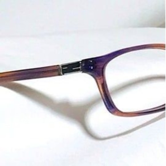 FINAL PRICE! Rare Fendi Purple Fantasy Rectangle Frames Eyeglasses Italy F588 - Picture 1 of 9